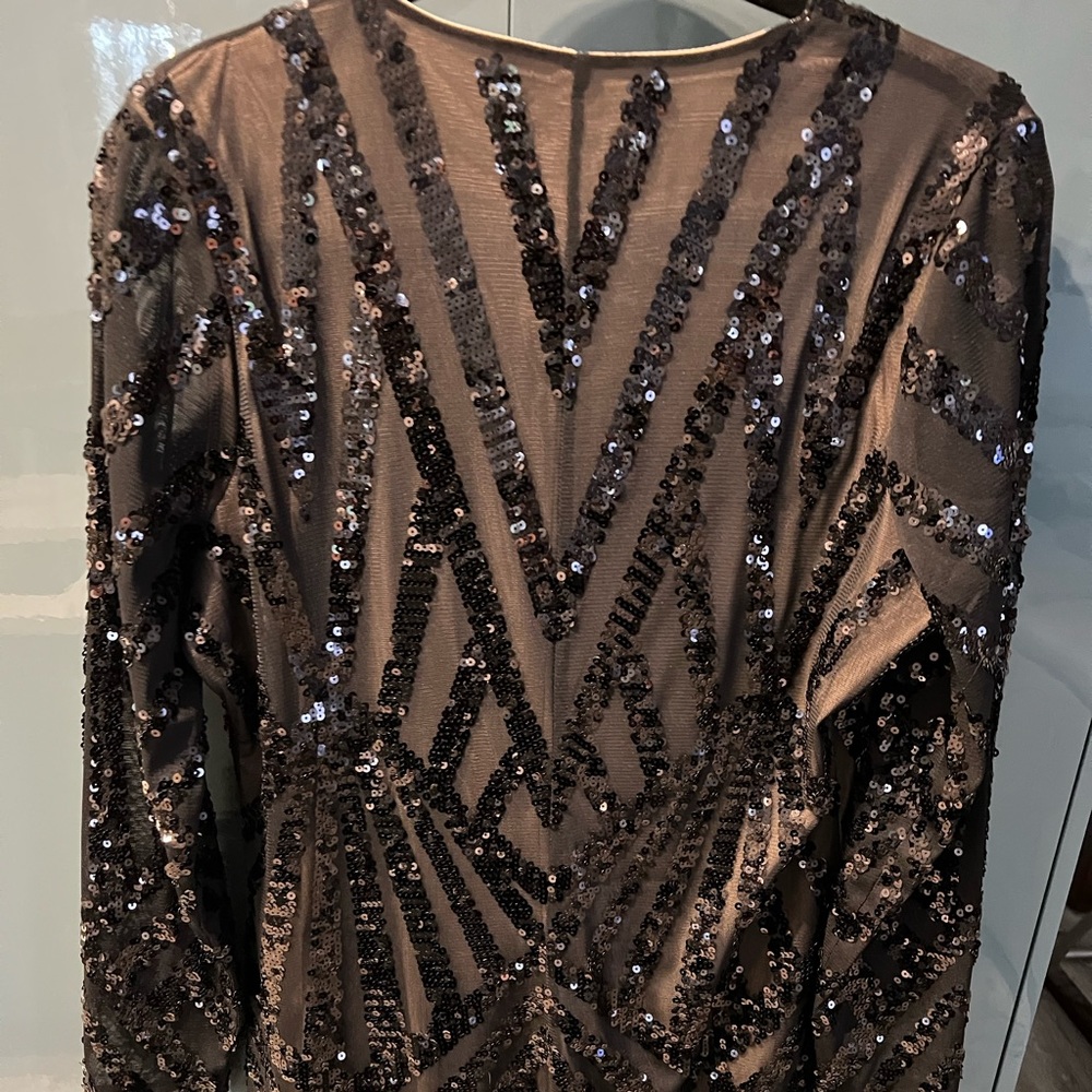 Express xl Black sequins cocktail dress